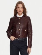 Tommy Hilfiger Кожено яке WW0WW46861 Regular Fit