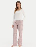 Tommy Hilfiger Пижама UW0UW06143 Екрю Regular Fit