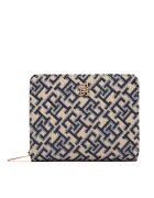Tommy Hilfiger Портфейл Th Icon Med Za W/ Flap Jacquard AW0AW18759