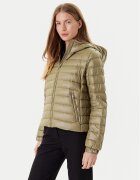 Tommy Hilfiger Пухено яке WW0WW46788 Екрю Regular Fit