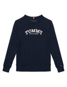 Tommy Hilfiger Пуловер Graphic KB0KB10347 D Тъмносин Regular Fit