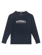 Tommy Hilfiger Пуловер Graphic KB0KB10347 M Розов Regular Fit