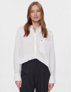 Tommy Hilfiger Риза Essential WW0WW41410 Светлосиньо Regular Fit