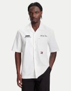 Tommy Hilfiger Риза F1 Movie Mechanics MW0MW41476 Екрю Boxy Fit