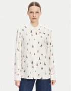 Tommy Hilfiger Риза WW0WW44036 Екрю Relaxed Fit