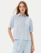 Tommy Hilfiger Риза WW0WW44720 Светлосиньо Relaxed Fit