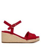 Tommy Hilfiger Сандали Mid Woven Wedge Espad Fringe FW0FW09470