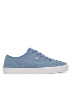 Tommy Hilfiger Сникърси Washed Canvas Vulc Sneaker FW0FW08894