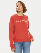 Tommy Hilfiger Суитшърт Modern Script WW0WW42615 Светлосиньо Regular Fit