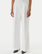 Tommy Hilfiger Текстилни панталони WW0WW48884 Бял Wide Leg