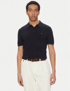 Tommy Hilfiger Тениска с яка и копчета Essential MW0MW37396 Regular Fit