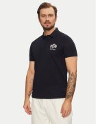 Tommy Hilfiger Тениска с яка и копчета Icon Graphic MW0MW37516 Regular Fit