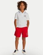 Tommy Hilfiger Тениска с яка и копчета KB0KB09524 D Бял Regular Fit