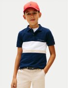 Tommy Hilfiger Тениска с яка и копчета KB0KB10383 Regular Fit