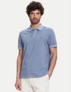 Tommy Hilfiger Тениска с яка и копчета MW0MW34757 Regular Fit