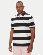 Tommy Hilfiger Тениска с яка и копчета MW0MW39045 Regular Fit