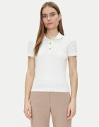 Tommy Hilfiger Тениска с яка и копчета Slim Gold Button Polo Ss WW0WW45436 Regular Fit