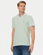 Tommy Hilfiger Тениска с яка и копчета Textured Oxford Pique MW0MW38482 Regular Fit