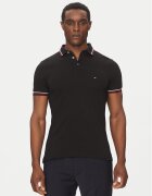 Tommy Hilfiger Тениска с яка и копчета Tipped MW0MW37346 Slim Fit