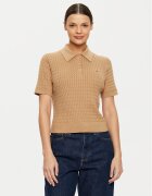 Tommy Hilfiger Тениска с яка и копчета WW0WW43957 Regular Fit
