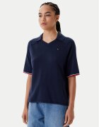 Tommy Hilfiger Тениска с яка и копчета WW0WW45694 Regular Fit