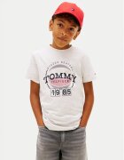Tommy Hilfiger Тишърт Basketball Graphic KB0KB10277 M Светлосив Regular Fit