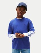 Tommy Hilfiger Тишърт Essential Archive KB0KB09646 D Син Regular Fit