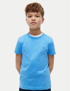 Tommy Hilfiger Тишърт Essential KB0KB06879 M Светлосин Regular Fit