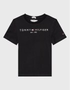 Tommy Hilfiger Тишърт Essential KS0KS00210 M Черен Regular Fit