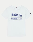 Tommy Hilfiger Тишърт KB0KB09350 S Бял Regular Fit