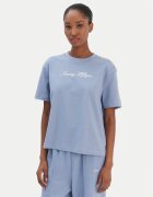 Tommy Hilfiger Тишърт Script WW0WW47819 Екрю Regular Fit