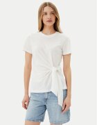 Tommy Hilfiger Тишърт WW0WW44559 Екрю Regular Fit