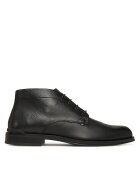 Tommy Hilfiger Зимни обувки Corporate Hilfiger Lth Boot FM0FM05697