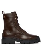 Tommy Hilfiger Зимни обувки TH Stud Leather Lace-Up Boot FW0FW09571