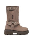 Tommy Jeans Боти Tjw Urban Biker Boot Suede EN0EN02729