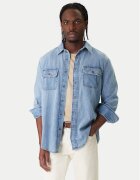 Tommy Jeans дънкова риза Western DM0DM22304 Relaxed Fit