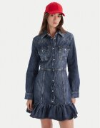 Tommy Jeans Дънкова рокля Western DW0DW21635 Regular Fit