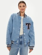 Tommy Jeans Дънково яке Letterman DW0DW18202 Oversize