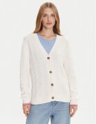 Tommy Jeans Кардиган Cable DW0DW21681 Екрю Relaxed Fit