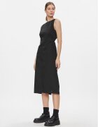 Tommy Jeans Коктейлна рокля Tjw Open Back Cotton Midi Dress DW0DW17431 Slim Fit