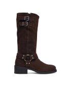 Tommy Jeans Офицерки Tjw Brushed Suede Biker Boots EN0EN03110