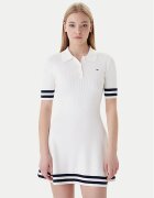 Tommy Jeans Плетена рокля DW0DW22106 Екрю Slim Fit
