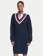 Tommy Jeans Плетена рокля DW0DW23540 Relaxed Fit