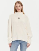Tommy Jeans Пуловер Badge DW0DW21676 Екрю Relaxed Fit