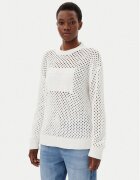 Tommy Jeans Пуловер DW0DW20262 Екрю Relaxed Fit