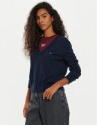 Tommy Jeans Пуловер Tjw Essential DW0DW18670 Екрю Regular Fit