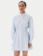 Tommy Jeans Рокля тип риза DW0DW21744 Светлосиньо Regular Fit