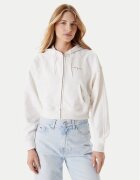 Tommy Jeans Суитшърт Linear DW0DW21163 Екрю Boxy Fit