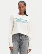 Tommy Jeans Суитшърт Varsity DW0DW17786 Екрю Boxy Fit