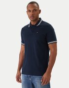 Tommy Jeans Тениска с яка и копчета DM0DM22700 Regular Fit
